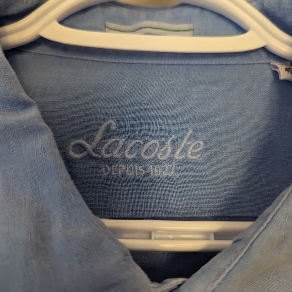 Lacoste Linen Dress shirt - Picture 2 of 4